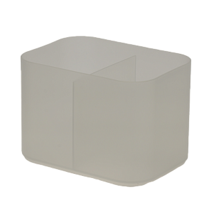 Бокс д/хранения косм.принадлежностей MATTE белый, полипропиленSWP-0960WH 000000000001192314