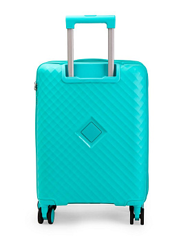 Чемодан на колесах S (36х22х55см) ромб тиффани PP 000000000001226546