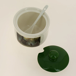 Банка c ложкой 320мл п/у Утро в сосновом лесу,ZFC045-30 000000000001193105