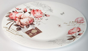 Тарелка 230мм OLAFF ЖОЗЕФИНА мелкая опал 000000000001207542