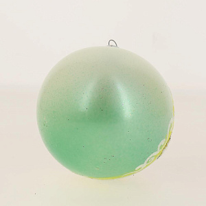 Декоративное украшение 10см Шар 5 БИРЮСИНКА Снеговик в ушанке стекло 000000000001110900