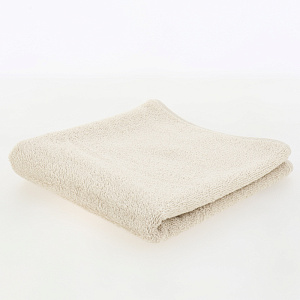 Полотенце махровое 50х90см АЛТЫН АСЫР гладкокрашеное плотность 400гр/м2 без бордюра бежевое хлопок 000000000001206084