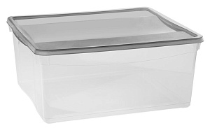 Ящик 40х33,5х17см 18л ECONOVA КРИСТАЛЛ универсальный бесцветный пластик 000000000001017407