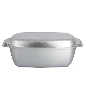 Гусятница 5,5л KUKMARA с крышкой литой алюминий 000000000001008369