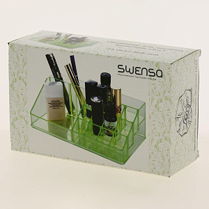 Органайзер д/хранения косметики LILLY св.зеленый, пластикSWP-0940LGR 000000000001192309