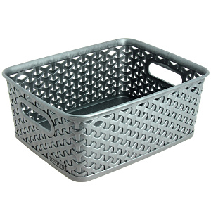 Корзинка My Style S Curver, серебристый, 25.5?19.6?10.3 см 000000000001073136