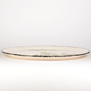 Блюдо для пиццы 31,5см CERA TALE Оливки глазурованная керамика 000000000001210411