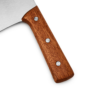 Нож кухонный-топорик 1,5мм нержавеющая сталь/дерево 000000000001218644