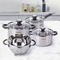Набор посуды 7 предметов SERVITTA Perfection нержавеющая сталь