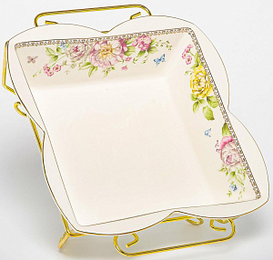 Салатник глубокий 1,9л 260мм BALSFORD МЭРИДИТ на металлической стойке ПУ фарфор 000000000001206180