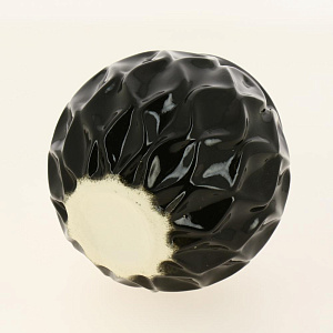 Ваза шарик №3 черный 12 см ввр-24416 000000000001191987