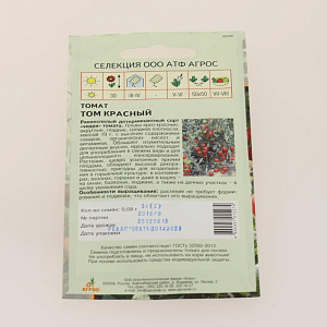Семена пакет Томат Том красный 0,08г СА 000000000001194582