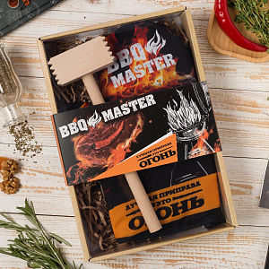 Набор кухонный Bbq master (варежка-прихватка 20х28см + молоток деревянный) 4654920 000000000001200848