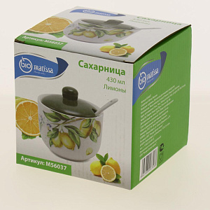 Сахарница 430мл Лимоны Доломит M56037 000000000001193767