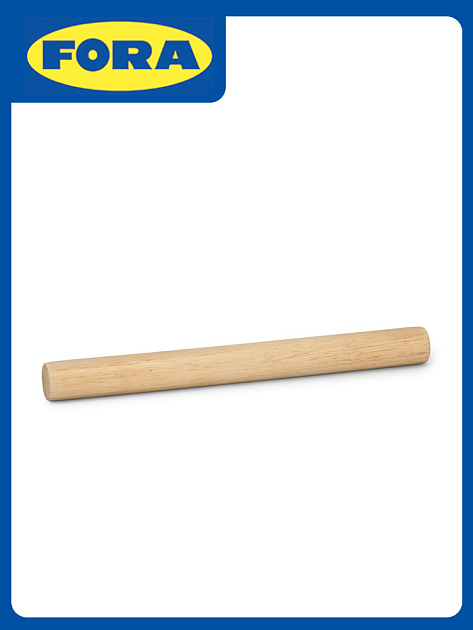 Скалка 30х3см FORA каучуковое дерево 000000000001224922