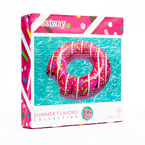 Круг для плавания 107см BESTWAY Пончик для детей старше 12 лет 000000000001172874