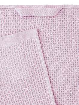 Полотенце кухонное 40x60см DE'NASTIA Вафля однотонный лавандовый хлопок 000000000001213589