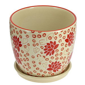Цветочный горшок Almas, 1.5л, керамика 000000000001171942