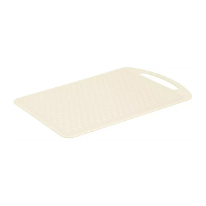 Доска разделочная 25х16х0,4см ИНТЕРМ малая кремовый пластик 000000000001222055
