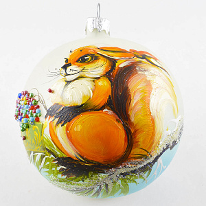 Шар 5 Белочка стекло NP-1838 000000000001162627