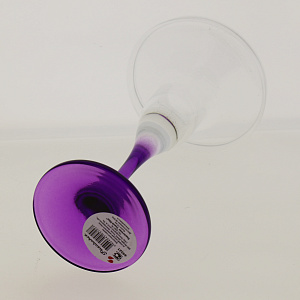 Подсвечник ENJOY PURPLE (1078694) 44021PURPLE SL  с фиолет.ножк.  h=170mm. 000000000001175736