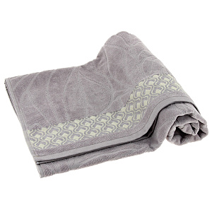 Полотенце банное Листья, 70х120 см 000000000001176705