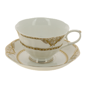 Чайная пара (чашка 220мл) BALSFORD Паллада Экспрессия подарочная упаковка фарфор 000000000001193929