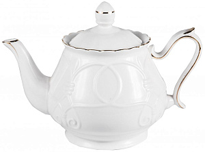 Набор чайный фарфор 14шт 6чашек 220мл+6 блюдец+чайник 1000мл+сахарница 400мл подарочная упаковка КЛИО Balsford 101-30039 000000000001193994