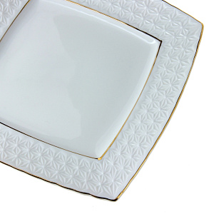 Десертная тарелка Снежная королева Коралл, 16.5 см 000000000001001223