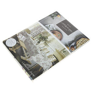 Скатерть рогожка 145х220 "Шарлиз" Сиреневый букет499619 000000000001176361