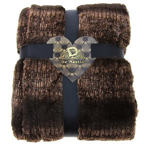 Плед меховой DE'NASTIA Питон 200х220см 100%Полиэстер T740016 000000000001109569