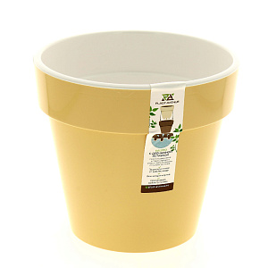 Кашпо/вставка Порто 3,5л D20 H19 кремовый 000000000001185595