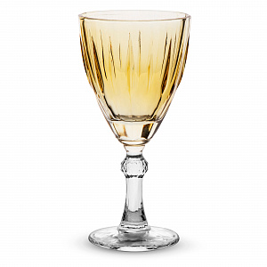 Кубок  для вина 300мл желтый стекло 000000000001218735