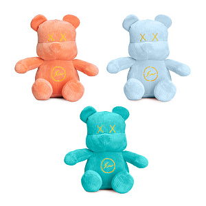 Игрушка мягкая 26±4см плюшевый мишка в ассортименте полиэстер 000000000001220200