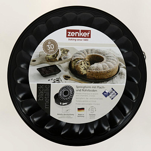 Форма для выпечки 30см Zenker Black metallic разъемная со сменным дном 6510 000000000001202827