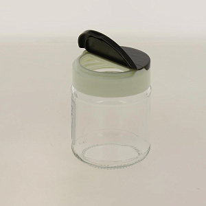 Диспенсер для соли/перца/специй 212мл FACKELMANN Style серая крышка стекло 000000000001194398