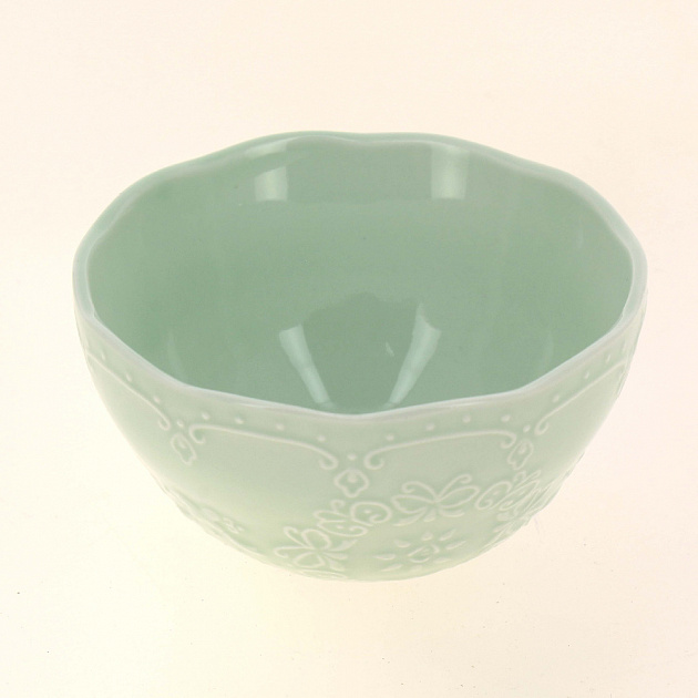 Салатник 300мл/11см ф.квадратБабочка светло-зеленаяHD-025G 000000000001181042