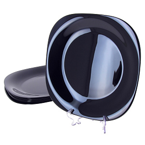 CARINE WHITE&BLACK Набор столовой посуды 18 предметов LUMINARC стекло 000000000001061168