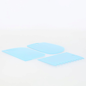 Набор шпателей кондитерских 3 предмета 12x8см пластик 000000000001210495