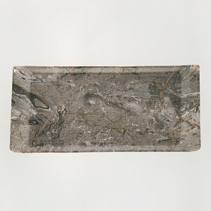 Блюдо сервировочное 29,5х14см LUCKY прямоугольное агат керамика 000000000001212001