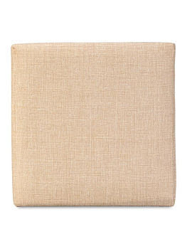 Пуфик складной 30х30х30см куб бежевый рогожка 000000000001226407