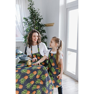 Фартук Этель "Ананасы" 65х60см, репс, пл.130г/м2, 100% хлопок 4275200 000000000001200109