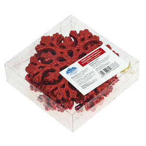 Набор декоративных украшений СнежинкаПосуда Центр, 8 см, 6 шт. 000000000001161804