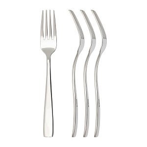 Набор столовых приборов 16 предметов (нож, ложка столовая, ложка чайная, вилка) DE'NASTIA Сияние нержавеющая сталь 000000000001222306