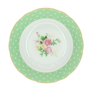 Салатник Mix&Match Porcelaine Czech Gold Hands, зелёный, 13 см 000000000001136219