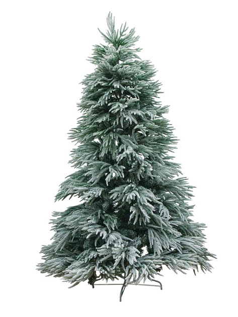 Ель искусственная 210см 940 веток ЭНГЕЛЬМАН заснежанная  PVC/PE 000000000001228024