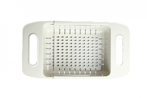 Дуршлаг 48х38см VERDE для овощей в раковину универсальный белый полипропилен 000000000001205683