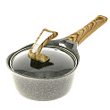 Ковш 1,6л SWEET HOME гранитное антипригарное покрытие стеклянная крышка литой алюминий 000000000001182473
