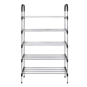 Обувница 5-ти ярусная 57х26х100см LUCKY металл/пластик 000000000001222576