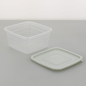 "Контейнер для продуктов (СВЧ) ""Унико"" квадратный 0,9л набор 3шт. С213
" 000000000001106102